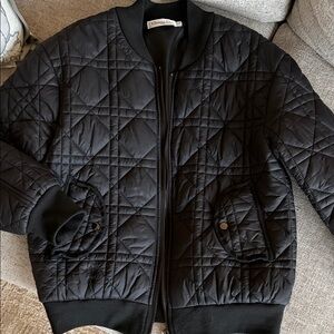 Dior Black Quilted Bomber Jacket